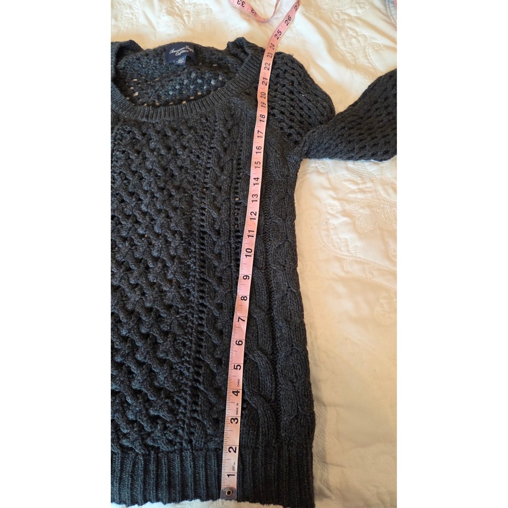 American Eagle Outfitters Womens Wool Blend Sweater Goth, Minimalist, Earthy XS - Picture 5 of 10